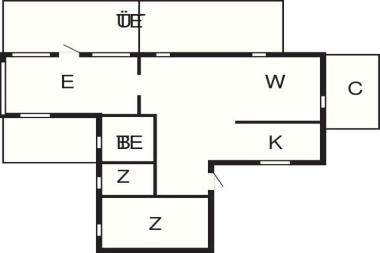 4 Person Holiday Home In 哈泽斯莱乌 外观 照片